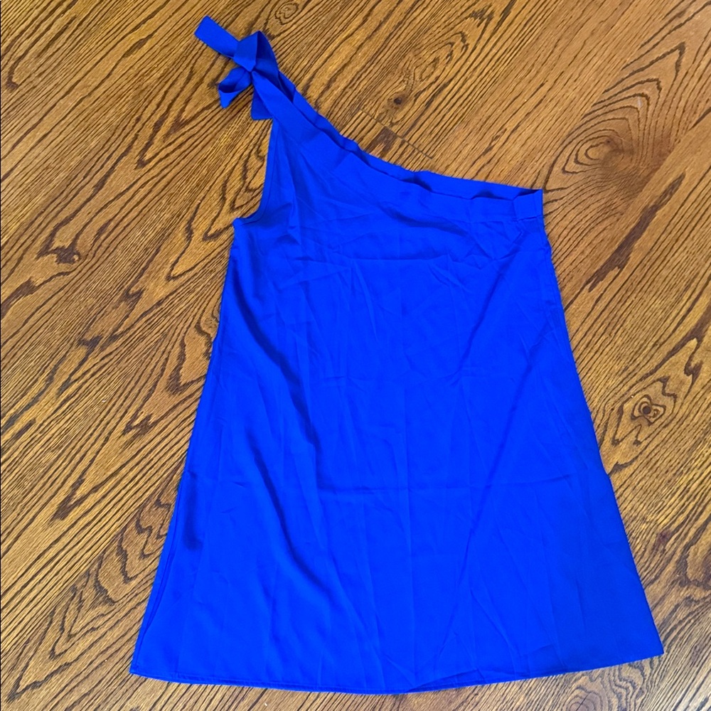 Royal Blue One-Shoulder Women's dress